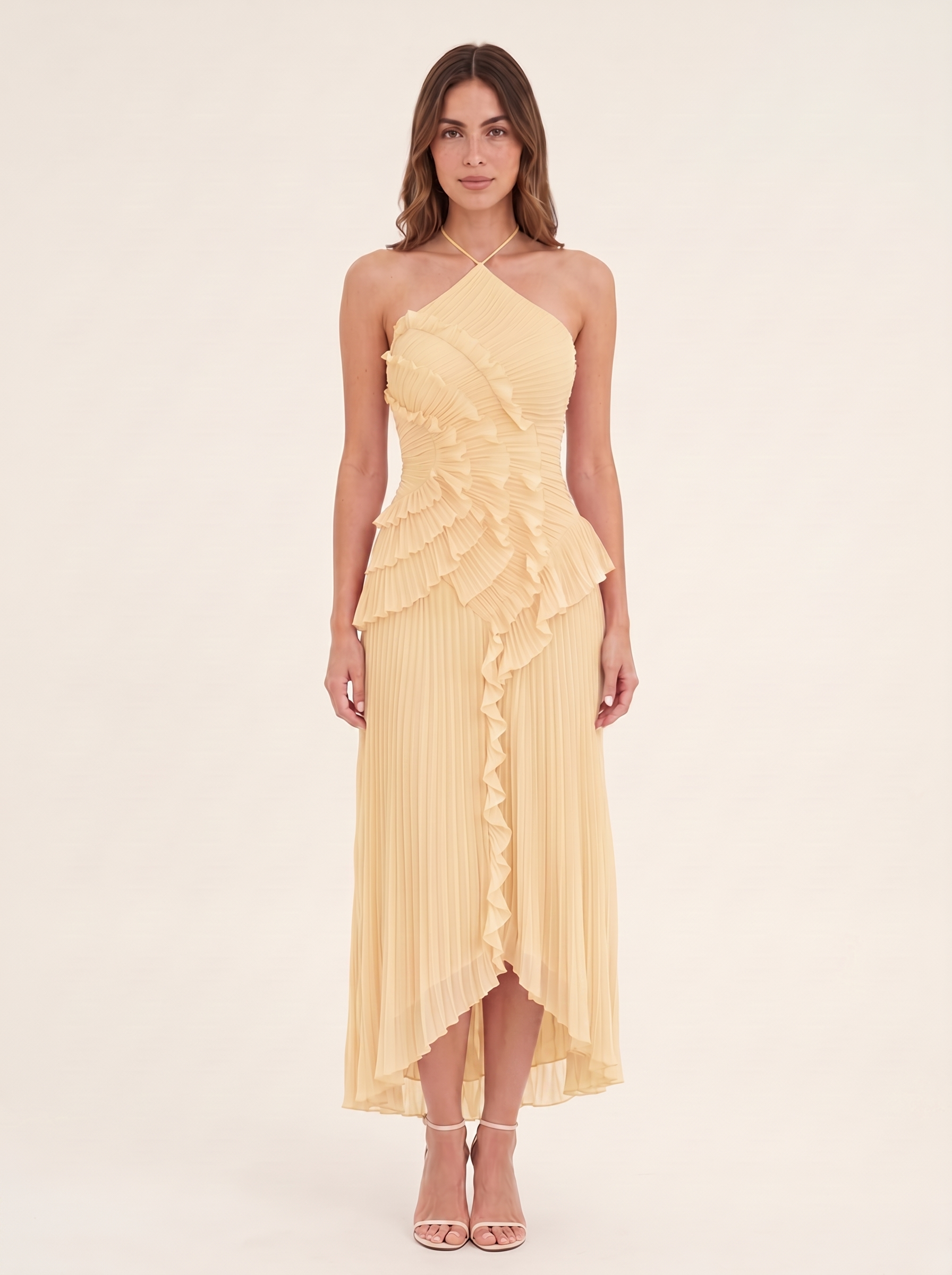 Imogen Halter Maxi Wedding Guest